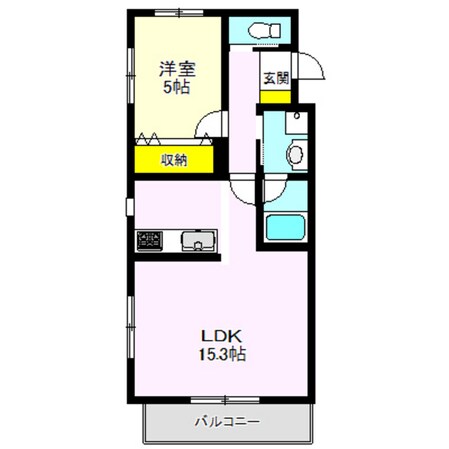 高崎栄町スターレジデンス　１４０４号の物件間取画像